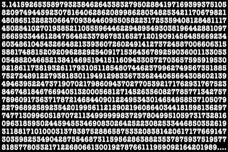 math pi decimal matrix